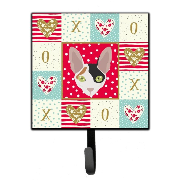 Carolines Treasures 4.25 x 1 x 7 in. Cornish Rex Cat Love Leash or Key Holder CK5107SH4 - main